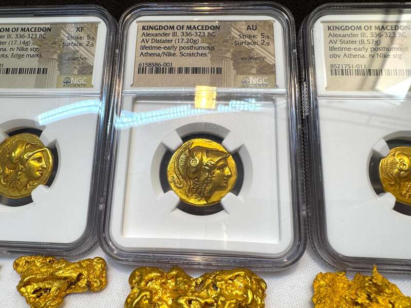 Kingdom of Macedon Distater "Alexander the Great" NGC AU 5x2 57