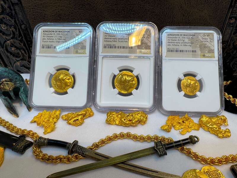 Kingdom of Macedon Distater "Alexander the Great" NGC AU 5x2 71