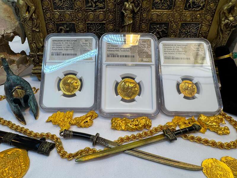 Kingdom of Macedon Distater "Alexander the Great" NGC AU 5x2 43