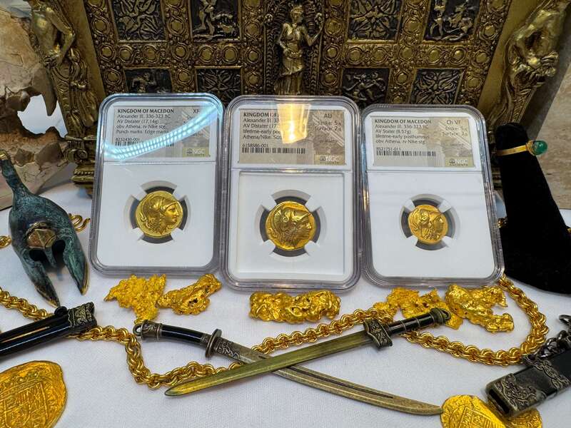 Kingdom of Macedon Distater "Alexander the Great" NGC AU 5x2 42