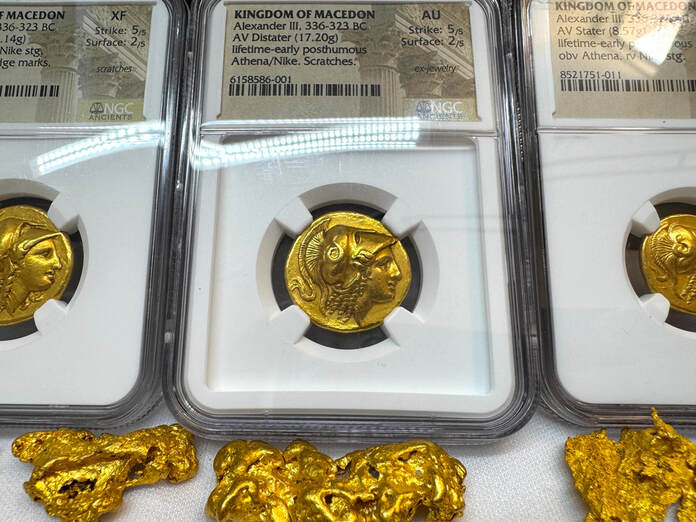 Kingdom of Macedon Distater "Alexander the Great" NGC AU 5x2