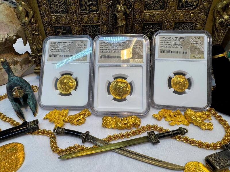 Kingdom of Macedon Distater "Alexander the Great" NGC AU 5x2 44