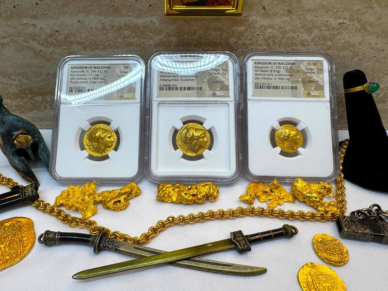 Kingdom of Macedon Distater "Alexander the Great" NGC AU 5x2 62