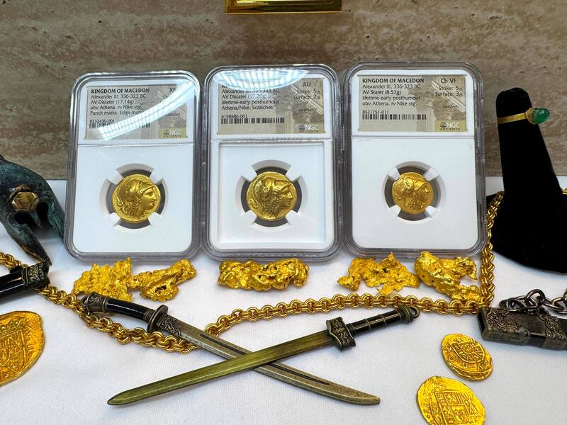 Kingdom of Macedon Distater "Alexander the Great" NGC AU 5x2 61