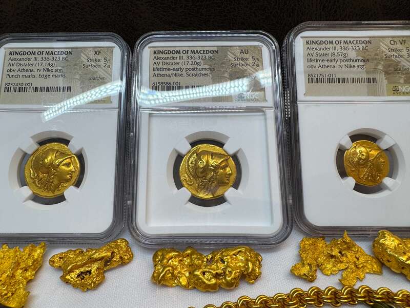 Kingdom of Macedon Distater "Alexander the Great" NGC AU 5x2 28