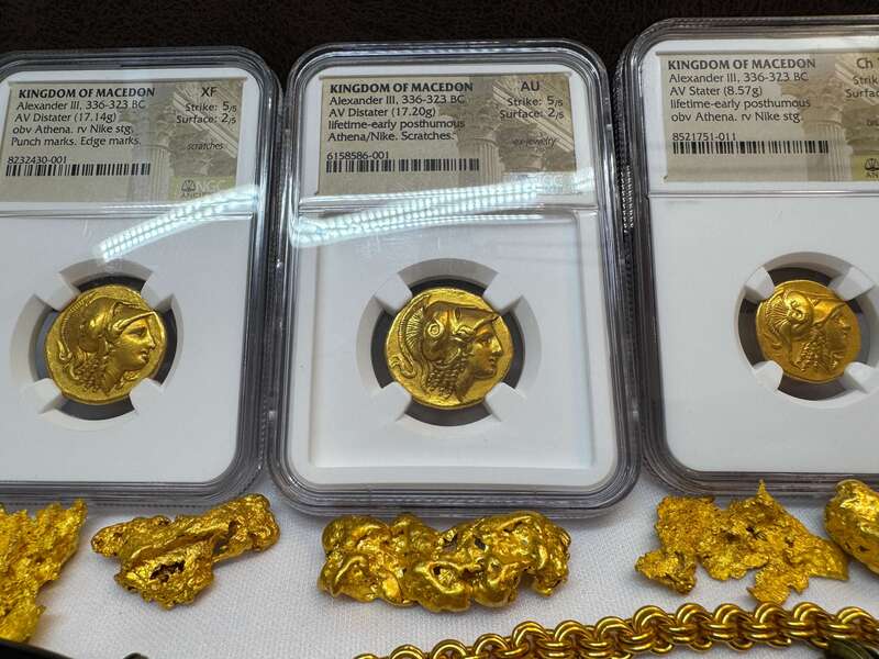 Kingdom of Macedon Distater "Alexander the Great" NGC AU 5x2 9