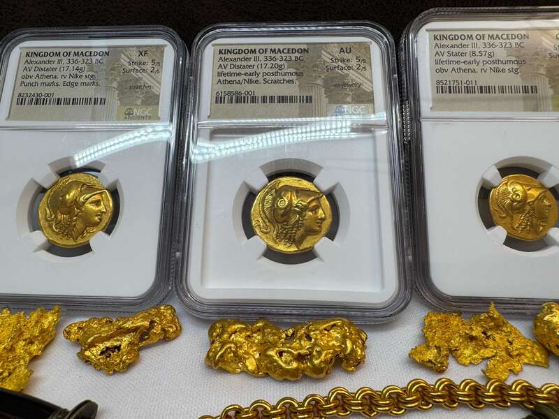 Kingdom of Macedon Distater "Alexander the Great" NGC AU 5x2 59