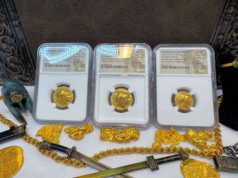 Kingdom of Macedon Distater "Alexander the Great" NGC AU 5x2 64