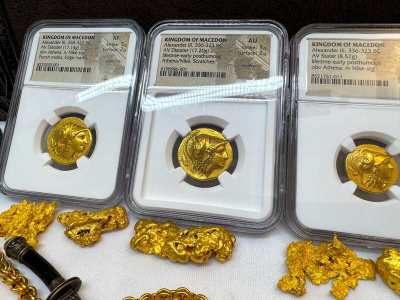 Kingdom of Macedon Distater "Alexander the Great" NGC AU 5x2 39