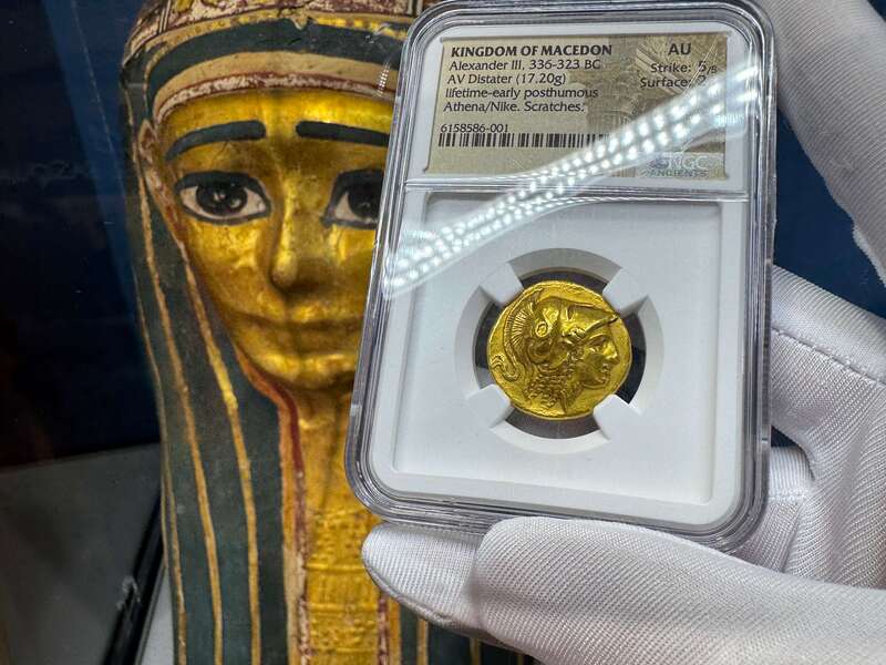 Kingdom of Macedon Distater "Alexander the Great" NGC AU 5x2 23