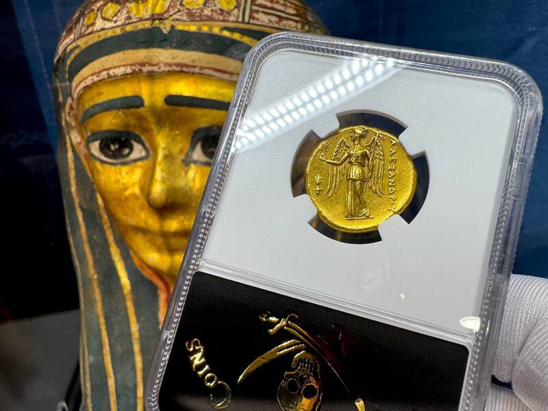 Kingdom of Macedon Distater "Alexander the Great" NGC AU 5x2 56