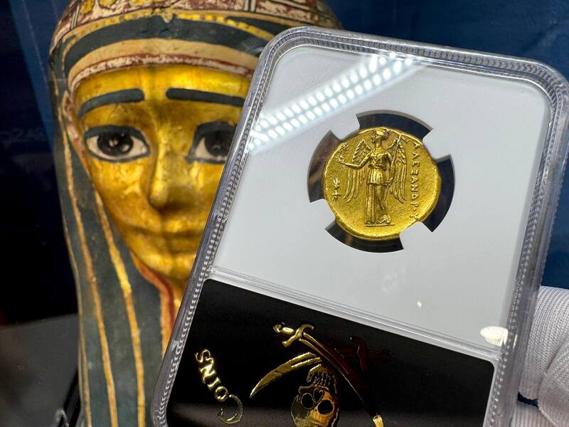 Kingdom of Macedon Distater "Alexander the Great" NGC AU 5x2 17