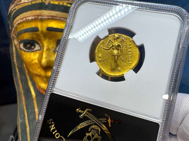 Kingdom of Macedon Distater "Alexander the Great" NGC AU 5x2 19