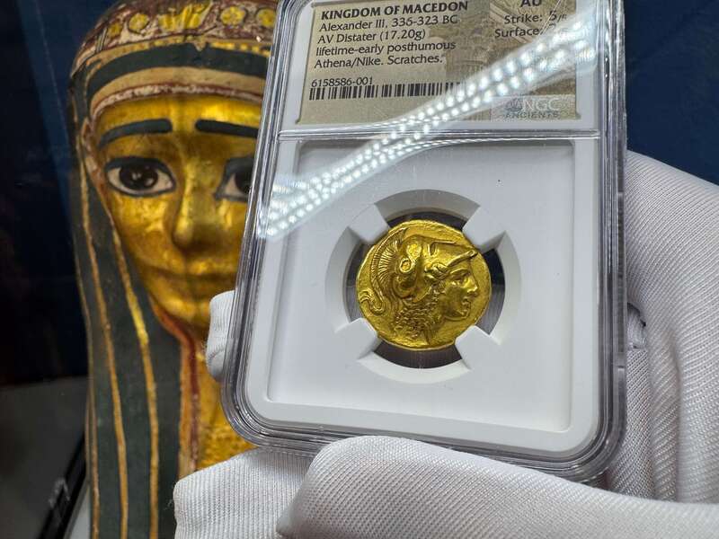 Kingdom of Macedon Distater "Alexander the Great" NGC AU 5x2 21