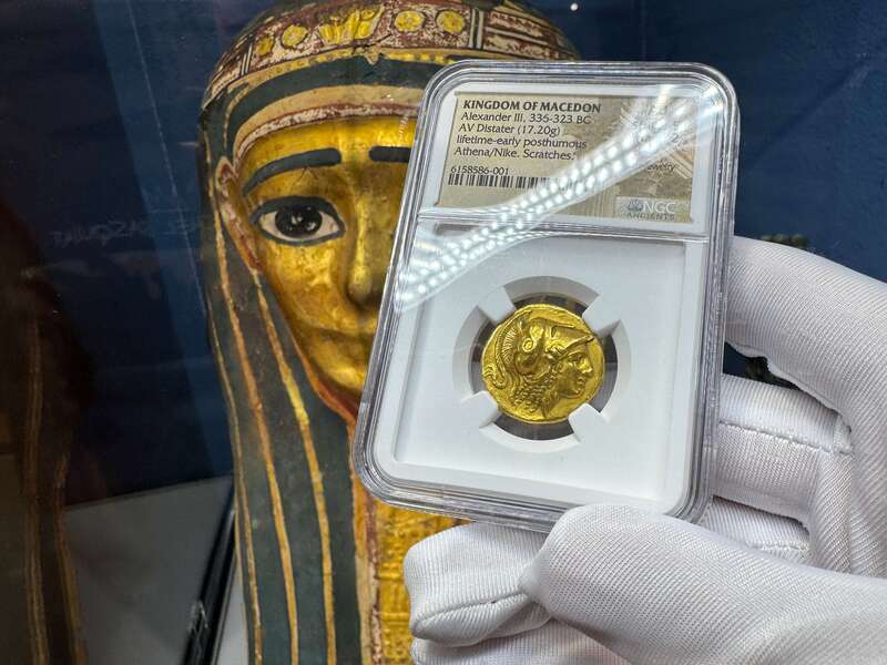 Kingdom of Macedon Distater "Alexander the Great" NGC AU 5x2 32