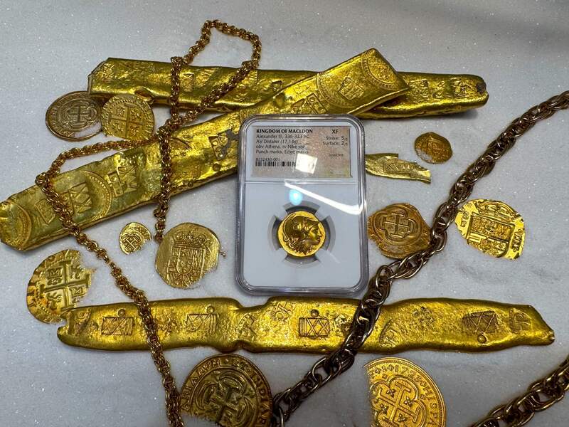 Kingdom of Macedon Distater "Alexander the Great" NGC XF 5x2 46