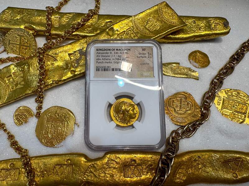 Kingdom of Macedon Distater "Alexander the Great" NGC XF 5x2 49