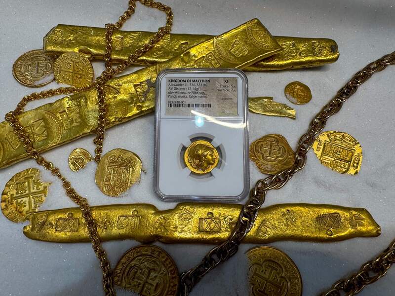 Kingdom of Macedon Distater "Alexander the Great" NGC XF 5x2 51