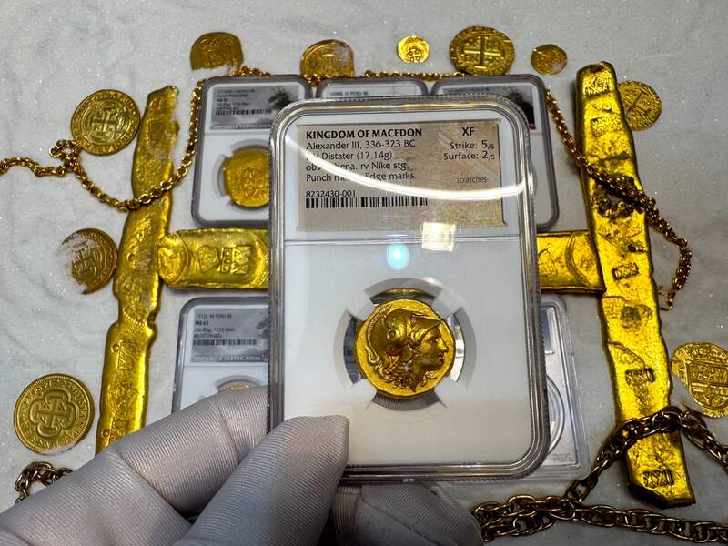 Kingdom of Macedon Distater "Alexander the Great" NGC XF 5x2 39