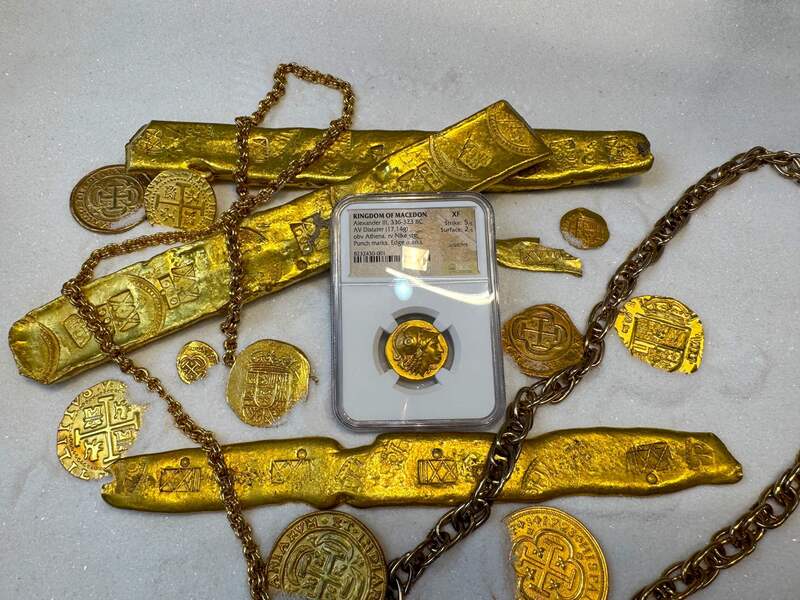 Kingdom of Macedon Distater "Alexander the Great" NGC XF 5x2 40