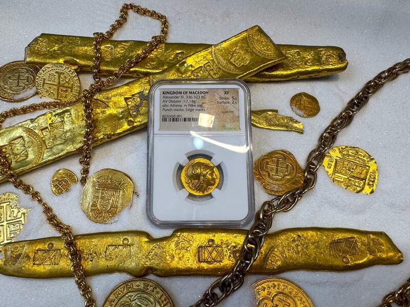 Kingdom of Macedon Distater "Alexander the Great" NGC XF 5x2 42