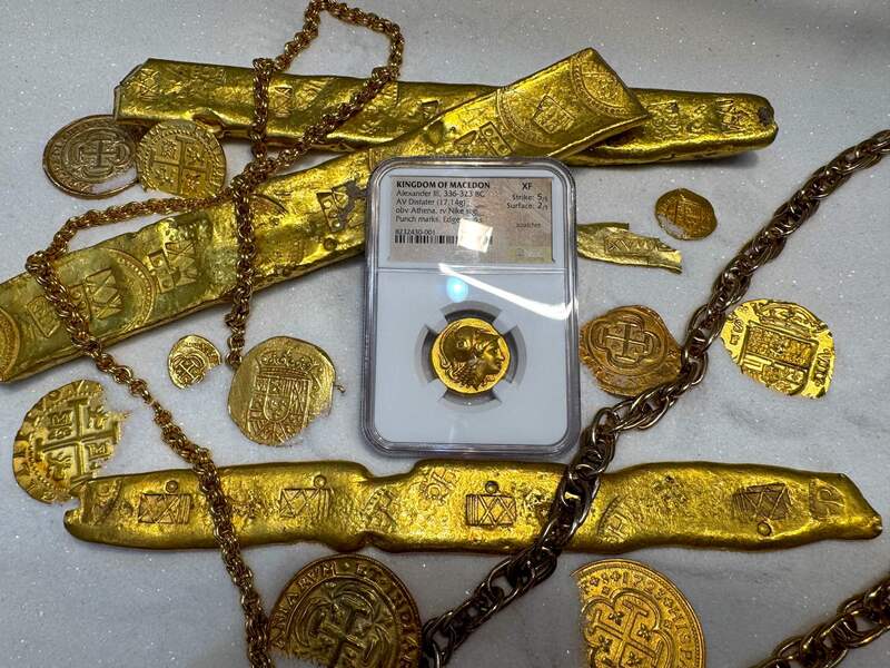 Kingdom of Macedon Distater "Alexander the Great" NGC XF 5x2 45