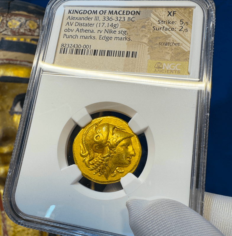 Kingdom of Macedon Distater "Alexander the Great" NGC XF 5x2 4