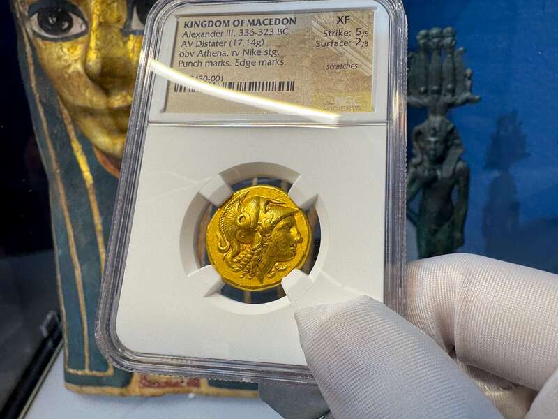 Kingdom of Macedon Distater "Alexander the Great" NGC XF 5x2 26