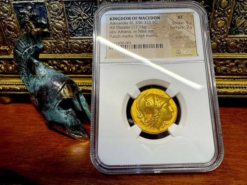 Kingdom of Macedon Distater "Alexander the Great" NGC XF 5x2 13