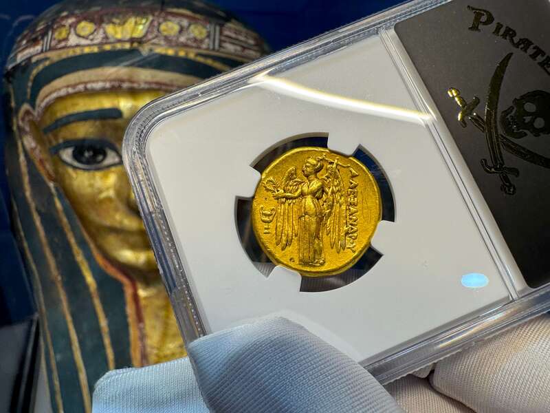 Kingdom of Macedon Distater "Alexander the Great" NGC XF 5x2 8