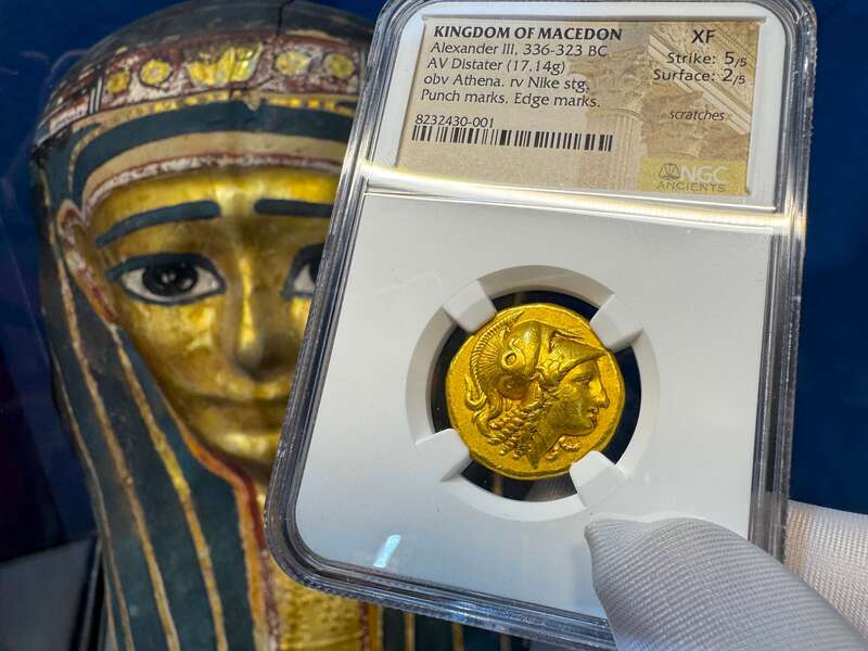 Kingdom of Macedon Distater "Alexander the Great" NGC XF 5x2 33
