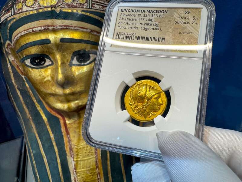 Kingdom of Macedon Distater "Alexander the Great" NGC XF 5x2 35