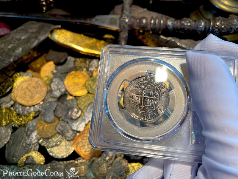 Mexico 2 Reales 1598-1606 "Atocha 1622 Shipwreck" PCGS 20 9