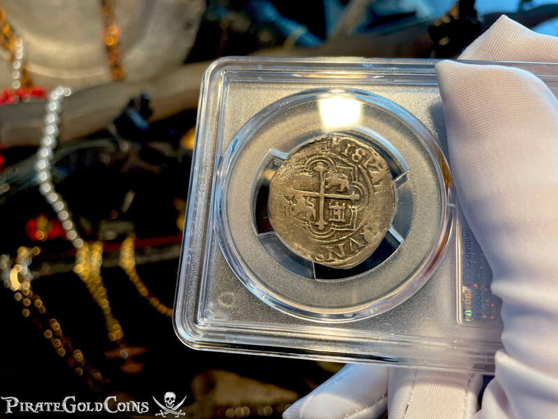 Mexico 2 Reales 1598-1606 "Atocha 1622 Shipwreck" PCGS 20 12
