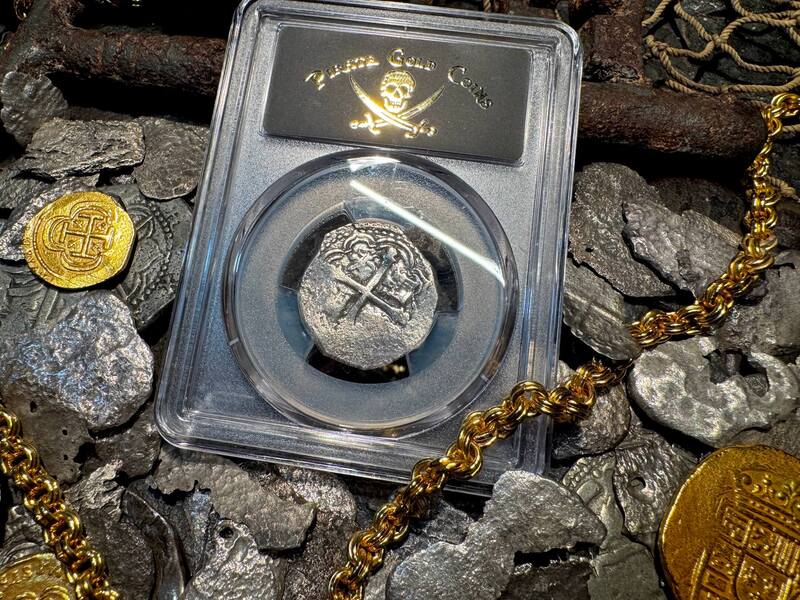 Mexico 2 Reales 1610-13 "Atocha 1622 Shipwreck" PCGS VF 18