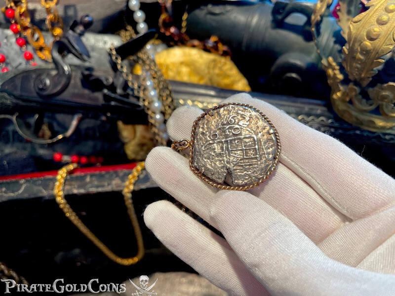 Mexico 4 Reales 1620 "Dated! From the Atocha 1622 Shipwreck" Pendant 8