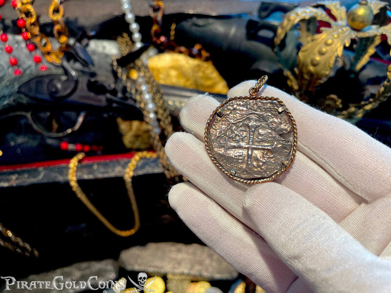 Mexico 4 Reales 1620 "Dated! From the Atocha 1622 Shipwreck" Pendant 9