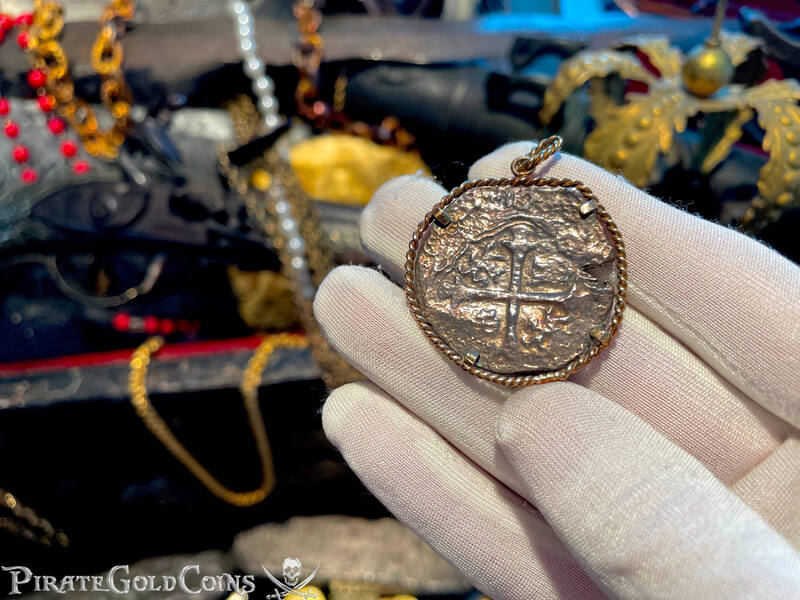 Mexico 4 Reales 1620 "Dated! From the Atocha 1622 Shipwreck" Pendant 10
