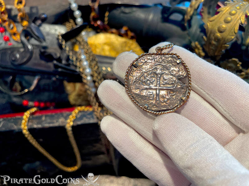 Mexico 4 Reales 1620 "Dated! From the Atocha 1622 Shipwreck" Pendant 12