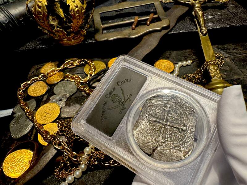 Mexico 8 Reales 1620 "Atocha 1622 Shipwreck" PCGS XF 9