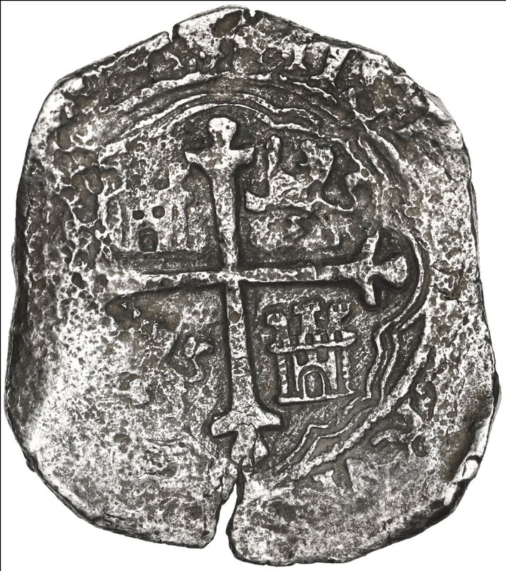 Mexico 8 Reales 1620 "Atocha 1622 Shipwreck" PCGS XF 6