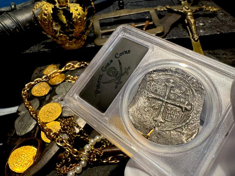 Mexico 8 Reales 1620 "Atocha 1622 Shipwreck" PCGS XF 8