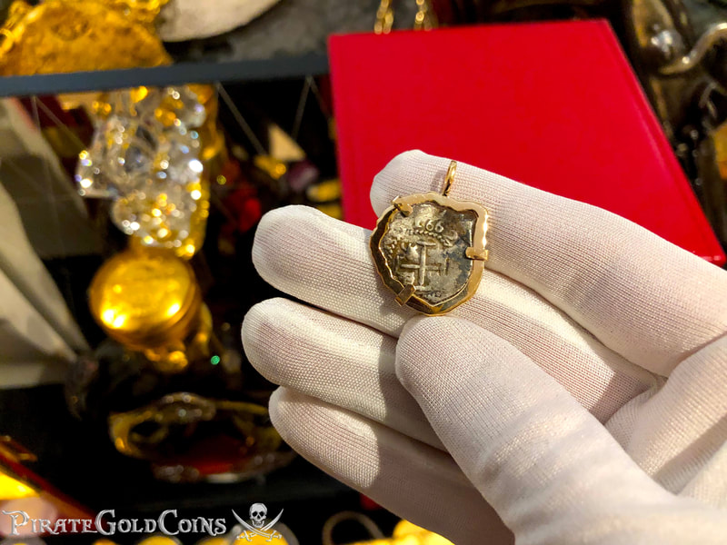 Mexico 1662 "Full Date" 18kt Gold Pendant with Mel Fisher COA 2