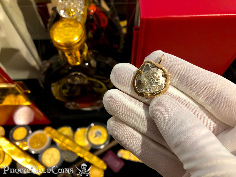 Mexico 1662 "Full Date" 18kt Gold Pendant with Mel Fisher COA 4