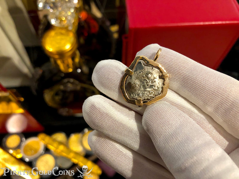 Mexico 1662 "Full Date" 18kt Gold Pendant with Mel Fisher COA 5