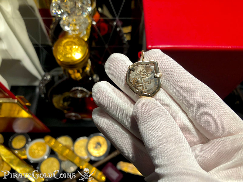 Mexico 1662 "Full Date" 18kt Gold Pendant with Mel Fisher COA 7