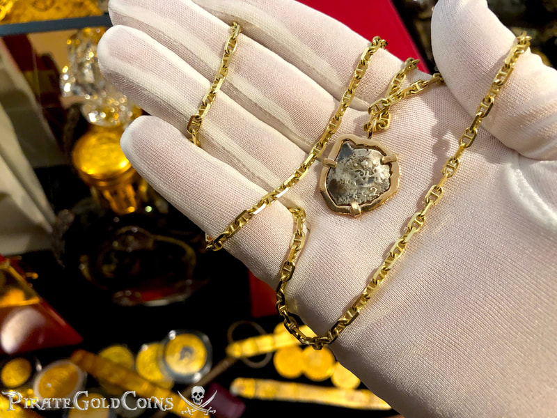 Mexico 1662 "Full Date" 18kt Gold Pendant with Mel Fisher COA 11