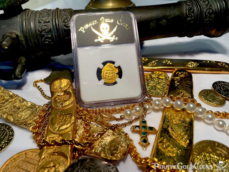 Mexico 1 Escudo 1679-98 "Jeweled Cross - 1715 Fleet Shipwreck" NGC 45 17