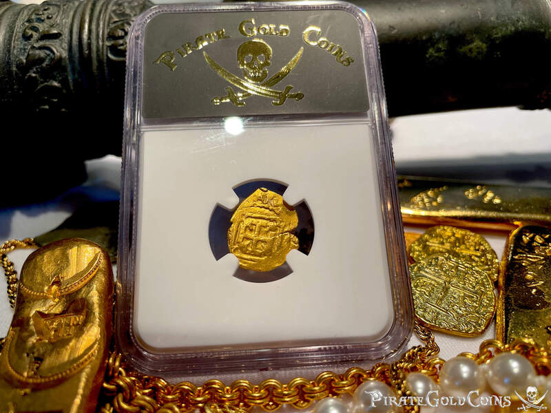 Mexico 1 Escudo 1679-98 "Jeweled Cross - 1715 Fleet Shipwreck" NGC 45 20