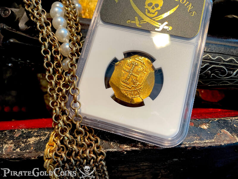 Mexico 4 Escudos 1680-94 "Jeweled Cross" NGC 50 26